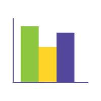 diagrama de relatório de negócios vetor