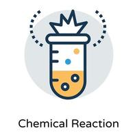 reação química da moda vetor