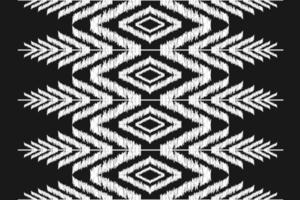 fundo étnico ikat abstrato. padrão sem emenda geométrico em tribal. tecido estilo mexicano. vetor