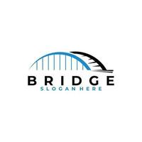 vetor de ícone do logotipo da ponte isolado