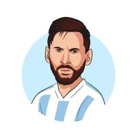 vetor de lionel messi