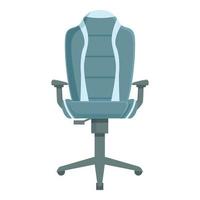 vetor de desenhos animados de ícone de cadeira de computador. mobília do jogador