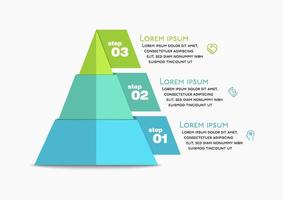 apresentação modelo de infográfico de negócios vetor