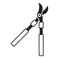 vetor simples de ícone de ferramenta de tesoura. lâmina de trabalho