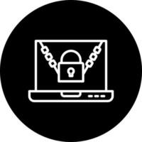 ícone de vetor de ransomware