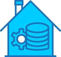 ícone de vetor de data warehouse