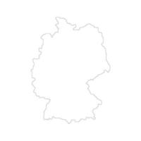 logotipo do mapa alemão vetor