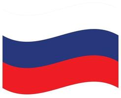 bandeira nacional da rússia - ícone de cor plana. vetor