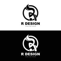 logotipo da letra r, vetor de alfabeto, design inicial do logotipo da marca do produto r