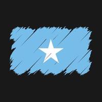 vetor de escova de bandeira da somalia