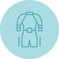 ícone de vetor de roupa de mergulho
