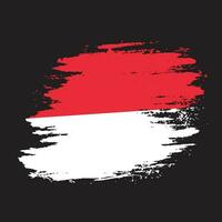 vetor de bandeira da indonésia pincelada de tinta para download gratuito