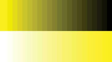 paleta de cores amarelo vetor