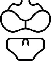 design de ícone de vetor de maiô