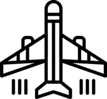 design de ícone de vetor de avião