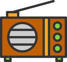 design de ícone de vetor de rádio