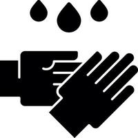 design de ícone de vetor de lavagem das mãos