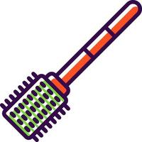 design de ícone de vetor de escova de banheiro