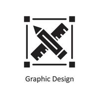 ilustração em vetor design gráfico design de ícone sólido. símbolo de design e desenvolvimento no arquivo eps 10 de fundo branco
