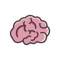 modelo de vetor de design de ícone do cérebro