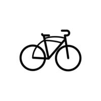 modelo de vetor de design de ícone de bicicleta