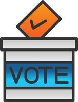 design de ícone de vetor de eleições