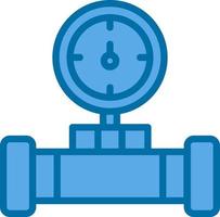 design de ícone de vetor de medidor de água