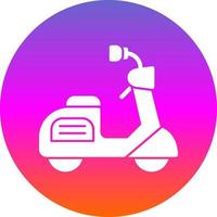 design de ícone de vetor de scooter