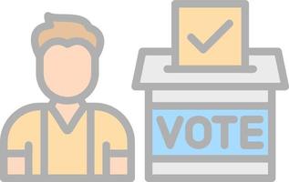design de ícone de vetor de referendo