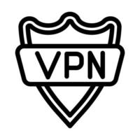 design de ícone vpn vetor