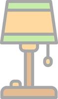 design de ícone de vetor de lâmpada de chão
