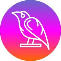design de ícone de vetor de corvo