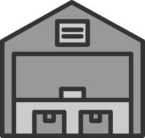 design de ícone de vetor de casa de armazenamento