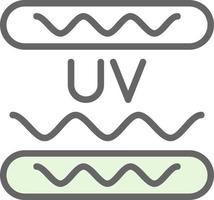 design de ícone vetorial ultravioleta vetor