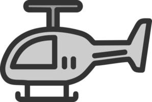 design de ícone de vetor de helicóptero