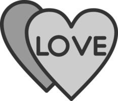 design de ícone de vetor de amor