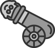 design de ícone de vetor de bala de canhão humano