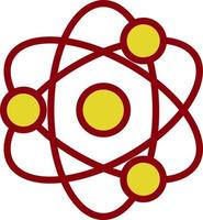 design de ícone de vetor de átomos