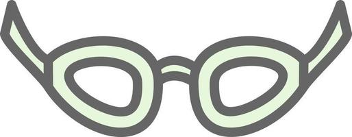 design de ícone de vetor de óculos de natação