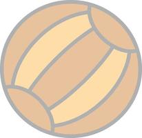 design de ícone de vetor de bola de praia