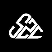 design criativo do logotipo da carta szc com gráfico vetorial, logotipo simples e moderno szc. vetor
