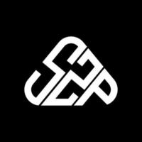 design criativo do logotipo da carta szp com gráfico vetorial, logotipo simples e moderno szp. vetor