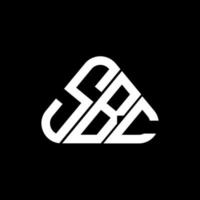 design criativo do logotipo da carta sbc com gráfico vetorial, logotipo simples e moderno sbc. vetor