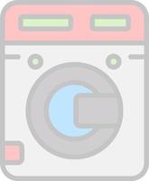 design de ícone de vetor de máquina de lavar