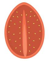 frutas frescas de morango saudável vetor