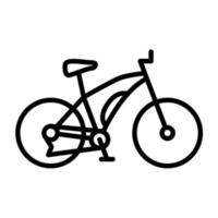 ícone de mountain bike, adequado para uma ampla gama de projetos criativos digitais. feliz criando. vetor