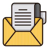 ícone de e-mail, adequado para uma ampla gama de projetos criativos digitais. feliz criando. vetor