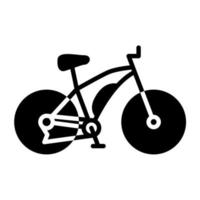 ícone de bicicleta maountain, adequado para uma ampla gama de projetos criativos digitais. feliz criando. vetor