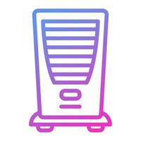 ícone do refrigerador evaporativo, adequado para uma ampla gama de projetos criativos digitais. feliz criando. vetor