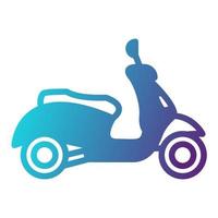 ícone de scooter, adequado para uma ampla gama de projetos criativos digitais. feliz criando. vetor